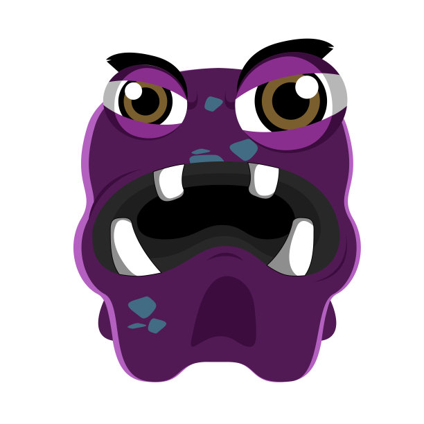 孤立的可爱的怪物图片下载