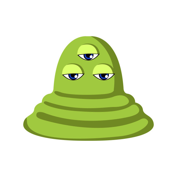 孤立的可爱的怪物图片下载