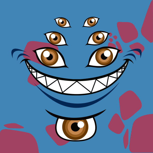 孤立的可爱的怪物图片下载