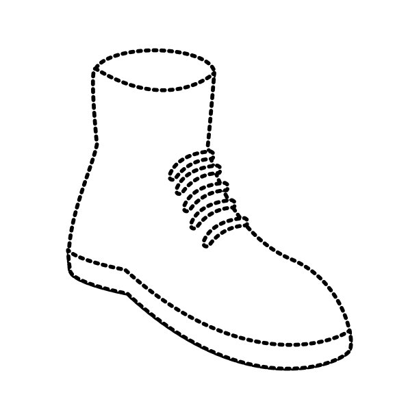 男人引导鞋图片下载