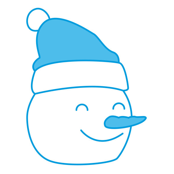 雪人冬天卡通图片下载