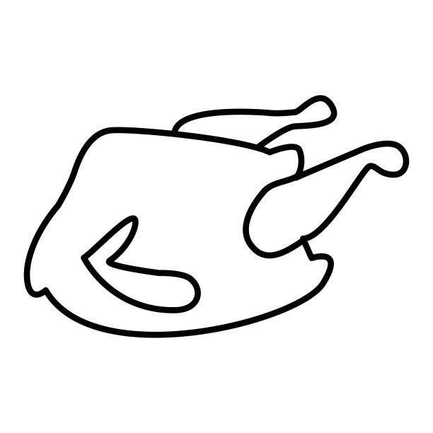 鸡肉食品的象征图片下载