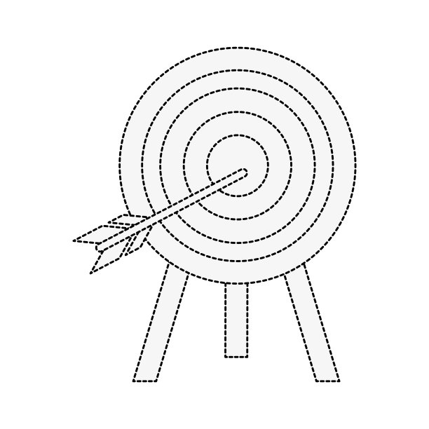 圆靶目标的象征图片下载