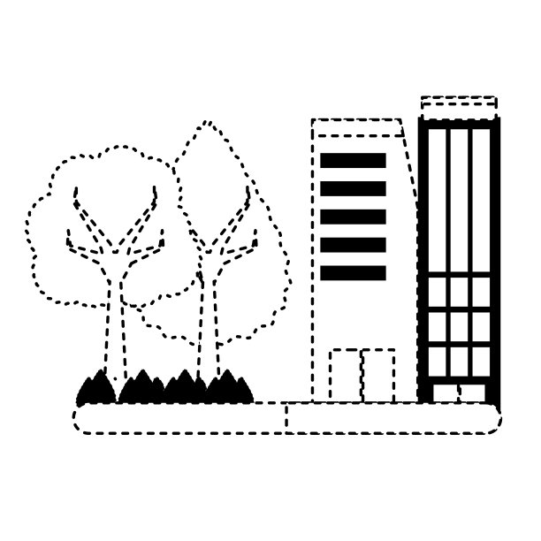 建筑和公园标志图片下载