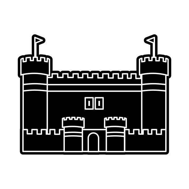 孤立的城堡设计图片下载