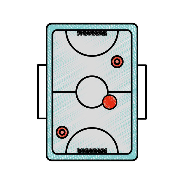空气曲棍球设计图片下载