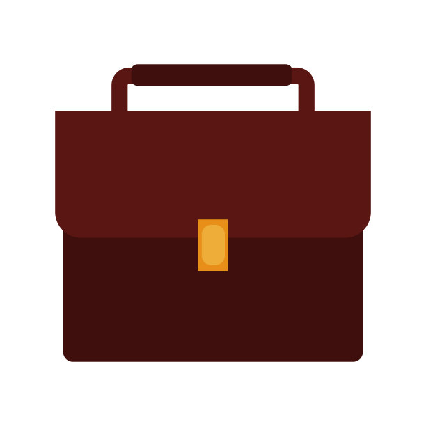 商务公文包孤立图片下载