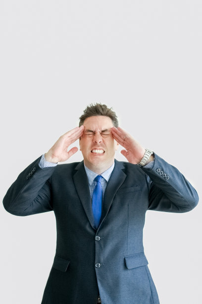 特写压力中年商人图片下载