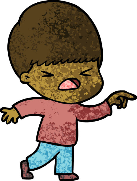 卡通强调人图片下载