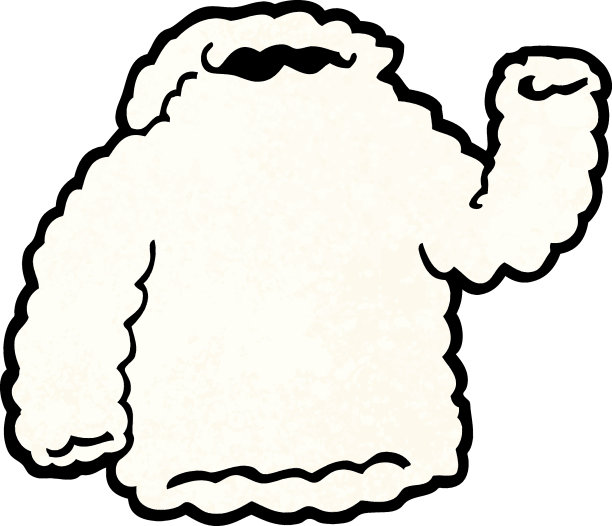 卡通羊毛套头衫图片下载