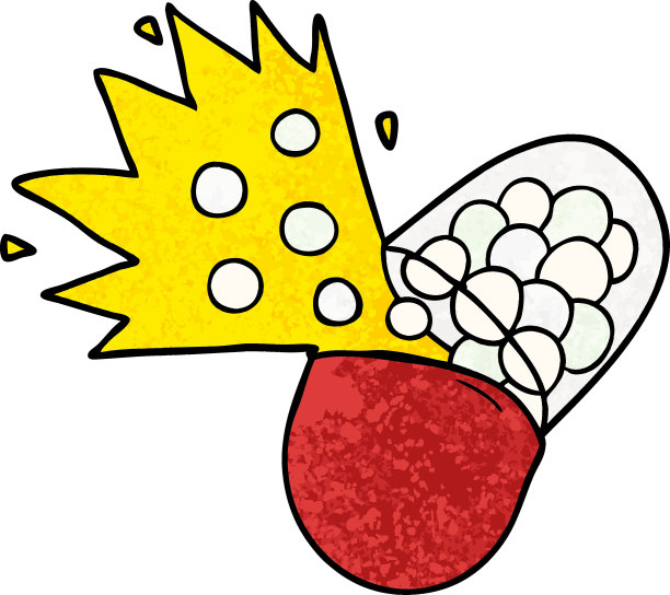 卡通强大的医学图片下载