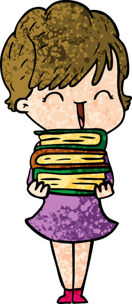 卡通笑的女人图片下载