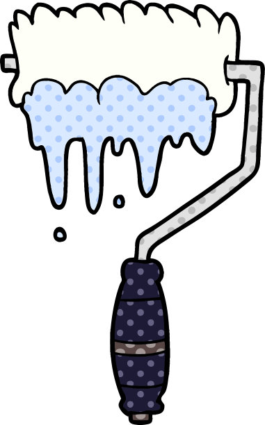 卡通漆辊图片下载