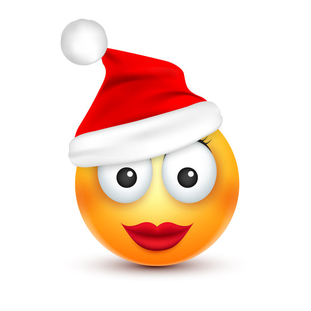 圣诞帽和笑脸图片下载