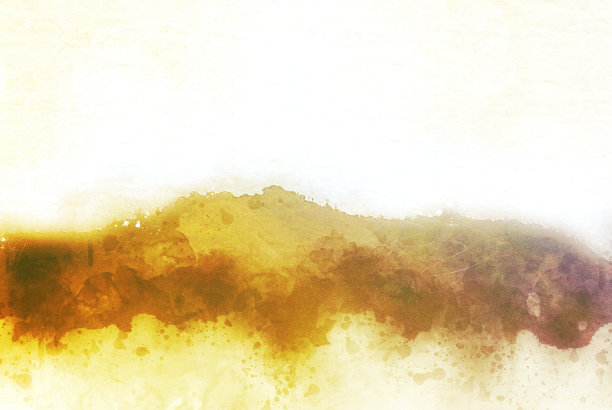 抽象美丽的山山水彩画背景和数字图片转换成艺术。图片下载