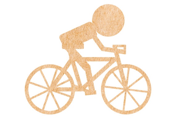 自行车的剪纸自行车白色背景的裁剪路径和选择路径图片下载