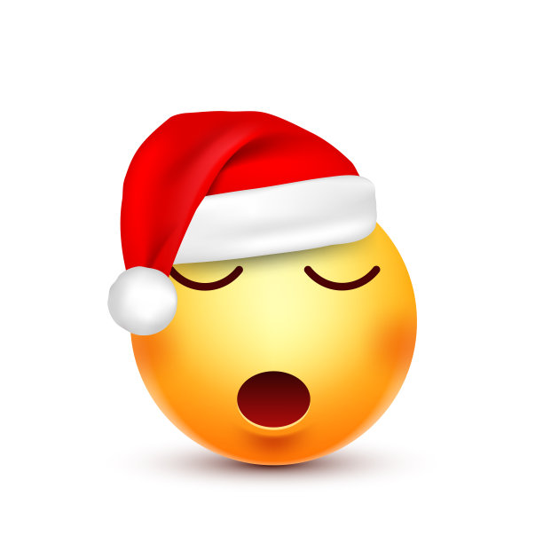 圣诞帽和笑脸图片下载