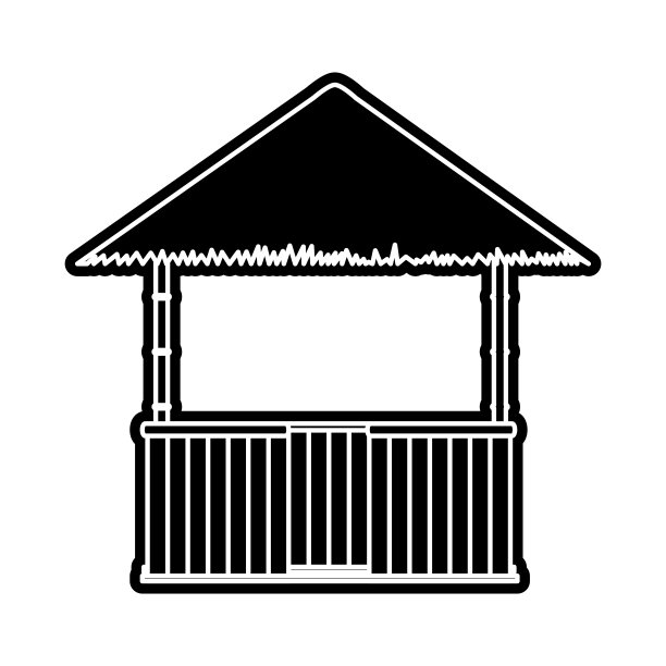 孤立的小屋设计图片下载