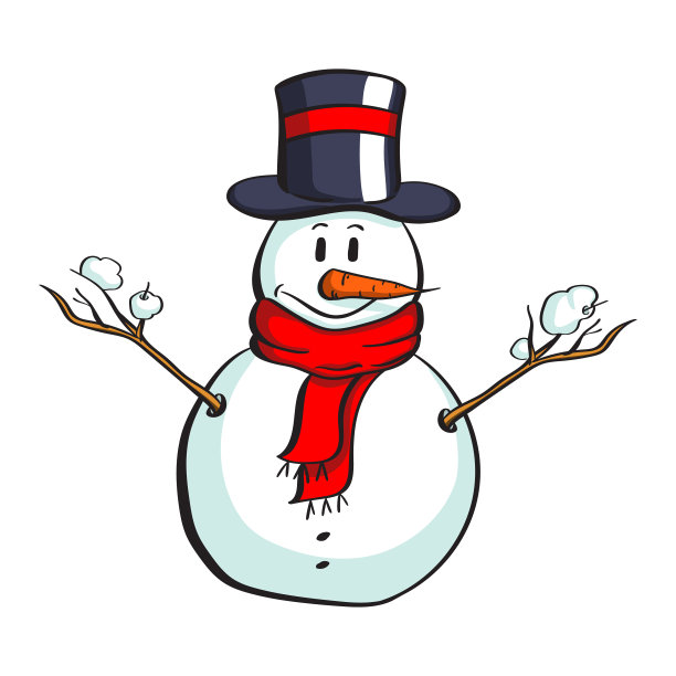 白色背景下的圣诞老人特写镜头图片下载