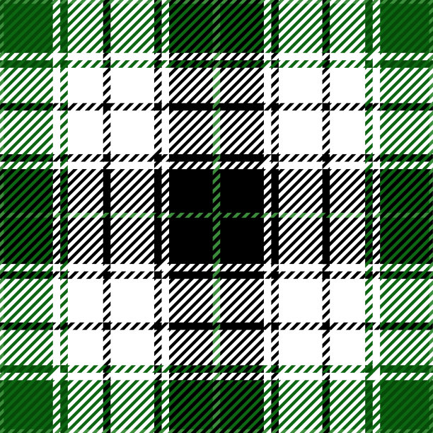 绿色格子花呢无缝图案设计图片下载