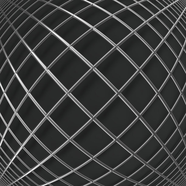 抽象背景-钢格栅上的黑暗，3d渲染，3d插图图片下载