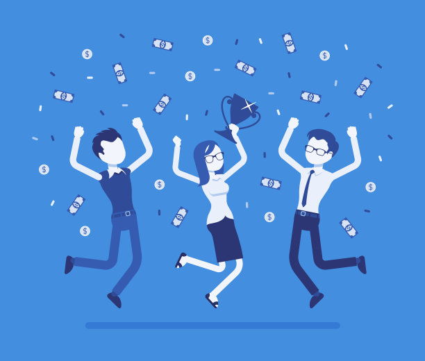 人们庆祝胜利图片下载