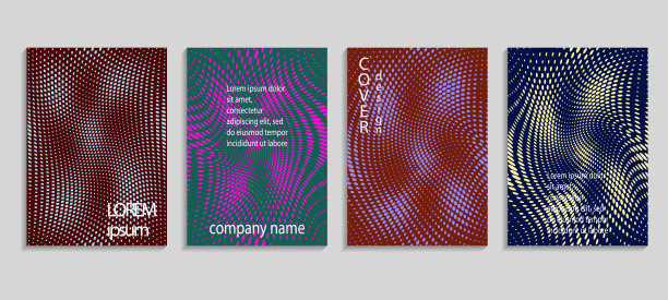 最小抽象向量半色调覆盖设计。未来几何模板。矢量模板的标语牌，横幅，传单，演示和报告图片下载