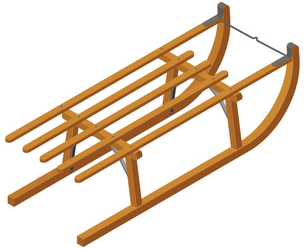 雪橇图标图片下载