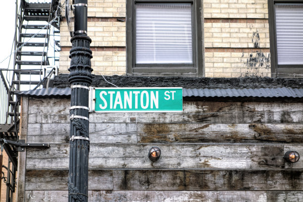 纽约市的路标图片下载