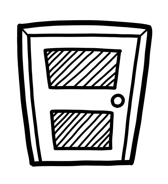 紧闭的门图片下载