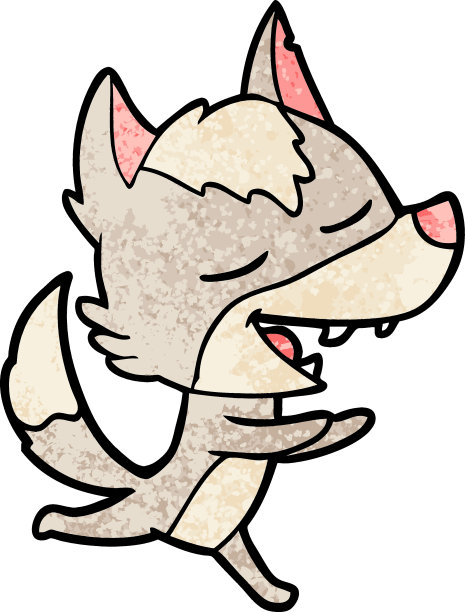 卡通狼笑图片下载