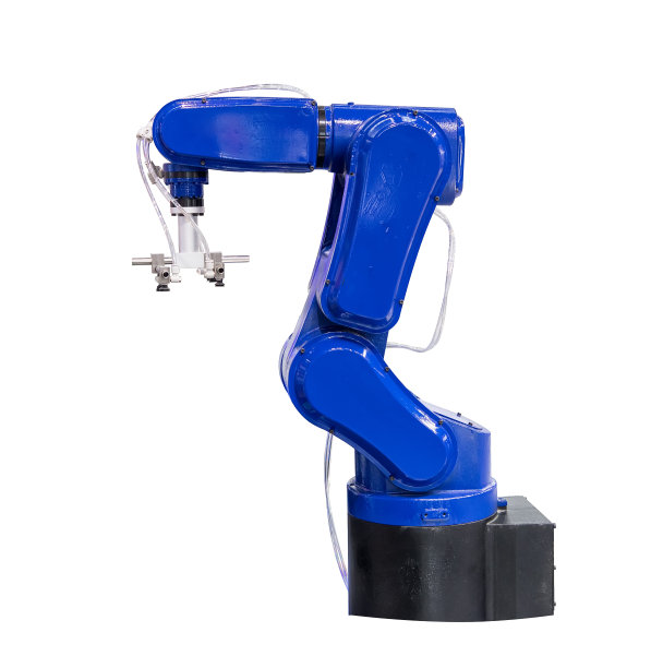 工业机械臂孤立在白色背景上图片下载