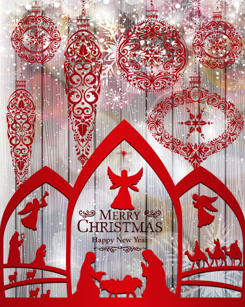 基督诞生的场景图片下载