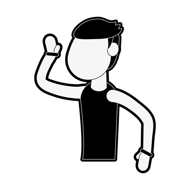 健身达人卡通形象图片下载