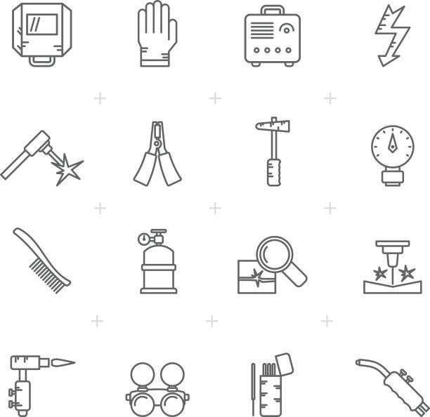 线焊接和施工工具图标图片下载