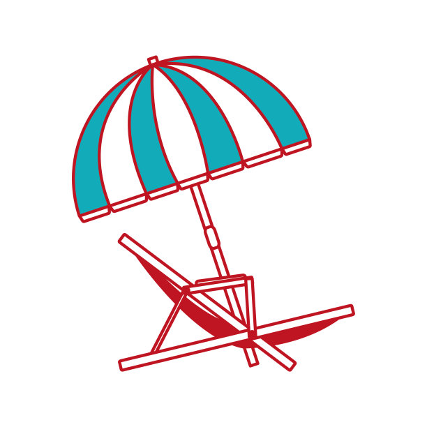 孤立sunchair设计图片下载