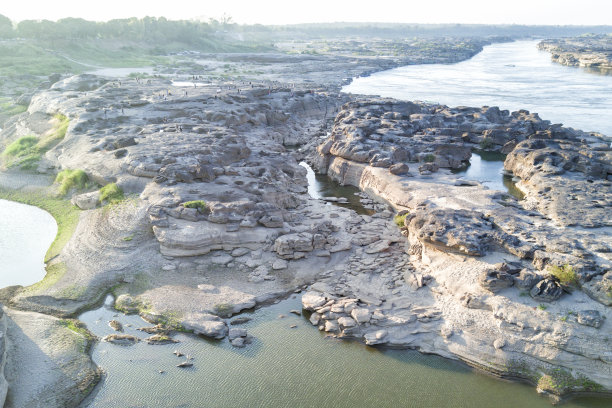 俯视图航空照片从无人机峡谷3000博克在泰国图片下载