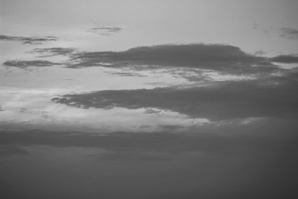 黑白云景摄影图片下载