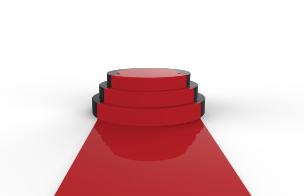 红地毯的舞台图片下载