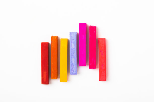 颜色粉蜡笔图片下载