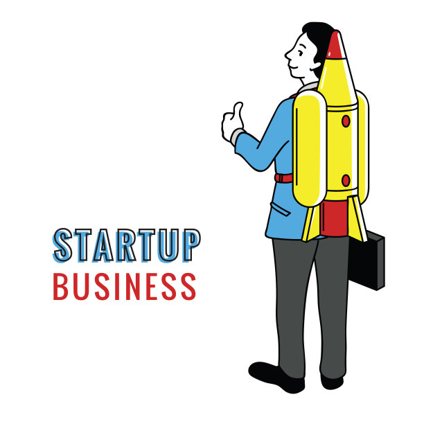 火箭创业商人图片下载