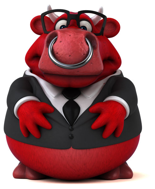 红牛- 3D插图图片下载