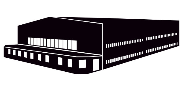 孤立的建筑轮廓图片下载