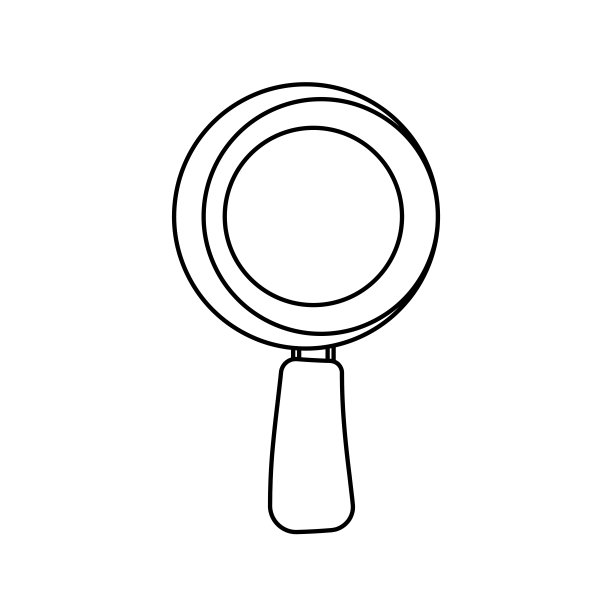 放大镜符号图片下载