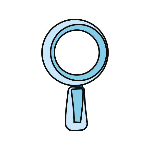 放大镜符号图片下载