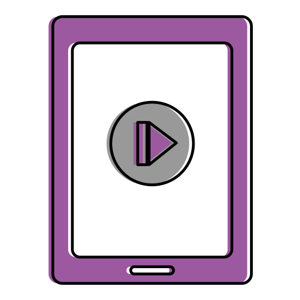 带有媒体播放器的平板电脑图片下载