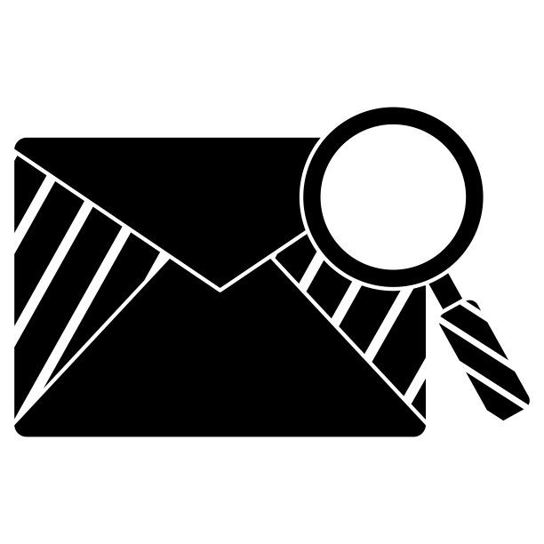 用放大镜邮寄信封图片下载