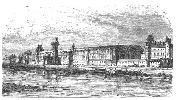 卢浮宫，法国皇家宫殿图片下载