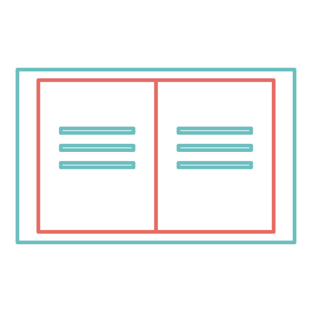 课本孤立图标图片下载