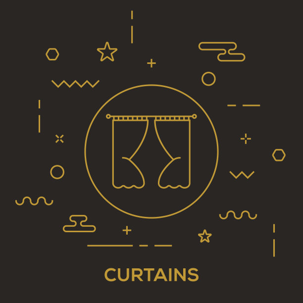 窗帘的概念图片下载